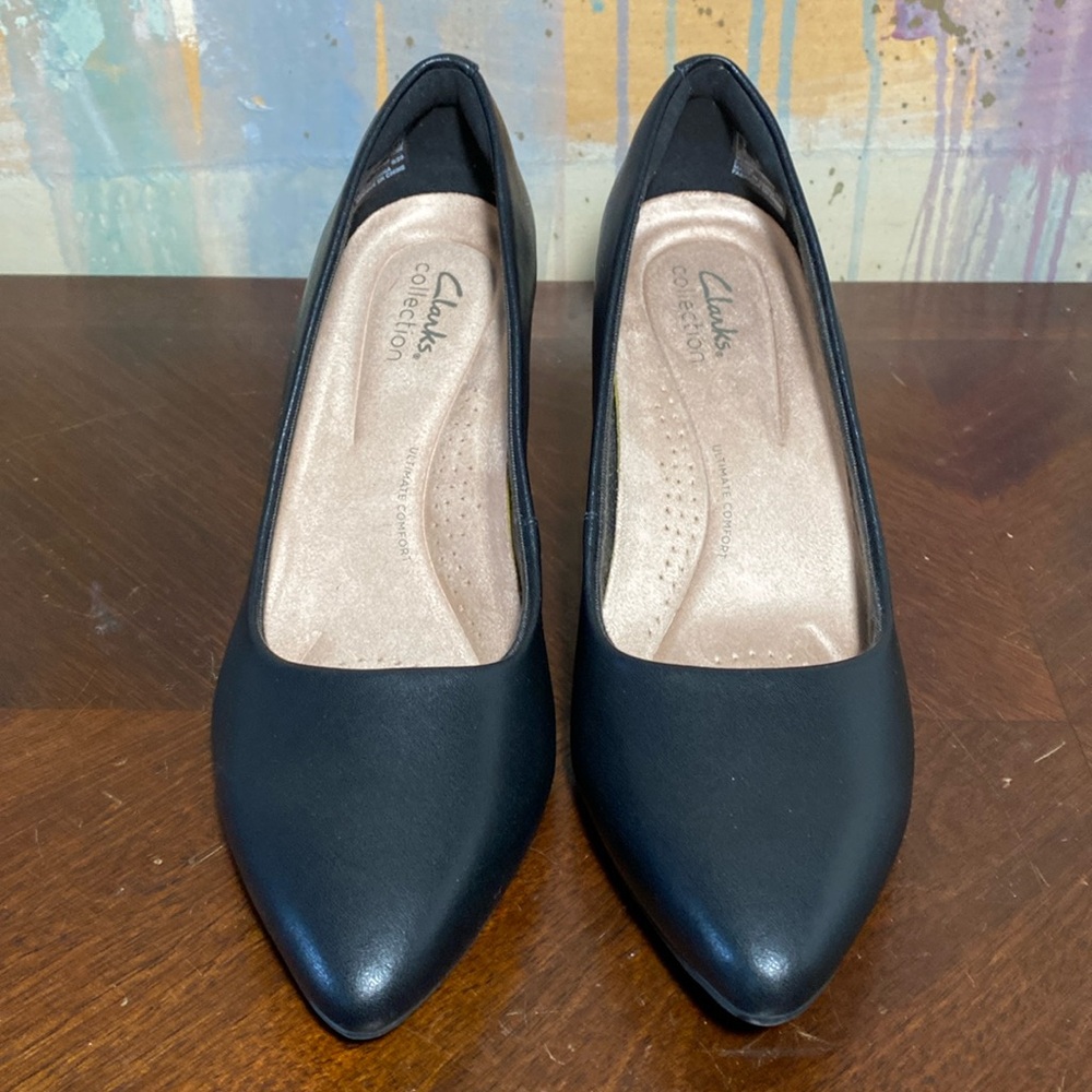 Clarks Collection Kataleyna Pump Flared Heels Sho… - image 2